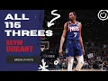 Kevin Durant ALL 115 Three-Pointers From 2021-22 NBA Regular Season King of NBA