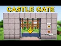 EASY Castle Gate in Minecraft Tutorial