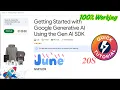 Getting Started with Google Generative AI Using the Gen AI SDK NEW