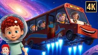 Wheels on the Bus Goes to Space, Fun Nursery Rhyme for Kids
