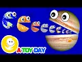HUNGRY PLANETS 🌎 🪐 COMPILATION | Planet SIZES for BABY | Funny Planet comparison for kids | Planets