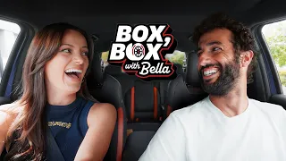 DANIEL RICCIARDO BOX BOX WITH BELLA