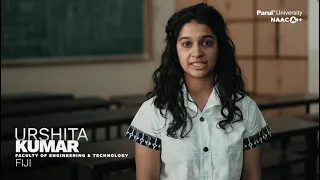 Urshita Kumar at Parul University - India
