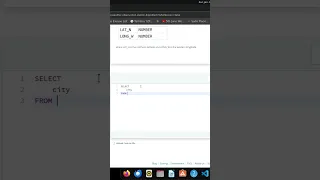 hackerrank SQL solution 11 weather observation station 6