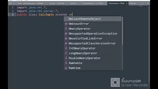 Simple Java RMI part one