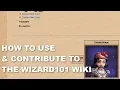 Wizard101 How to Use the Wiki