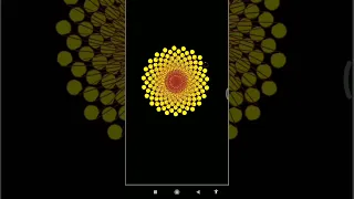 sunflower turtle graphics in python