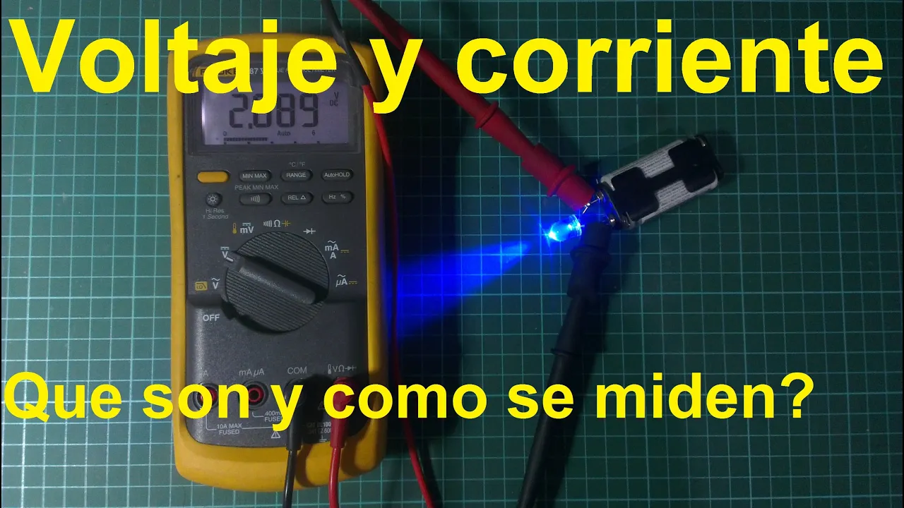 Conceptos basicos #1: Electricidad, corriente y voltaje ¿que son y como se miden?