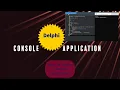Delphi Console Application Console Application Console App Delphi Basic