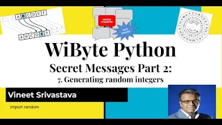 7 Secret Messages 2 How to generate random integers using random randint