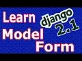 Django 2 Creating Registration Form Using Django Model Forms