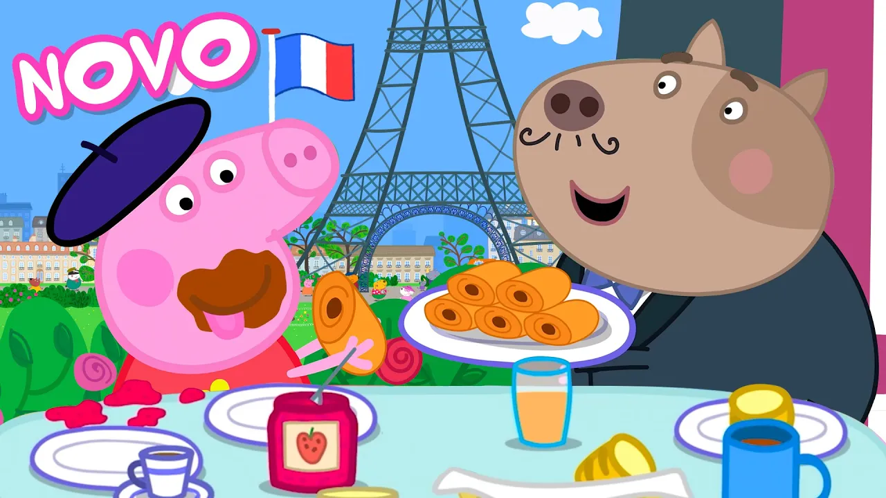 Peppa Pig Português Brasil | Café da Manhã em Paris | NOVO Contos da Peppa Pig |