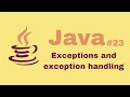 Java Beginner Course Exceptions and exception handling