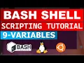 Bash Shell Scripting Tutorial 9 - Variables