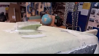 Rope deflector for the rudder