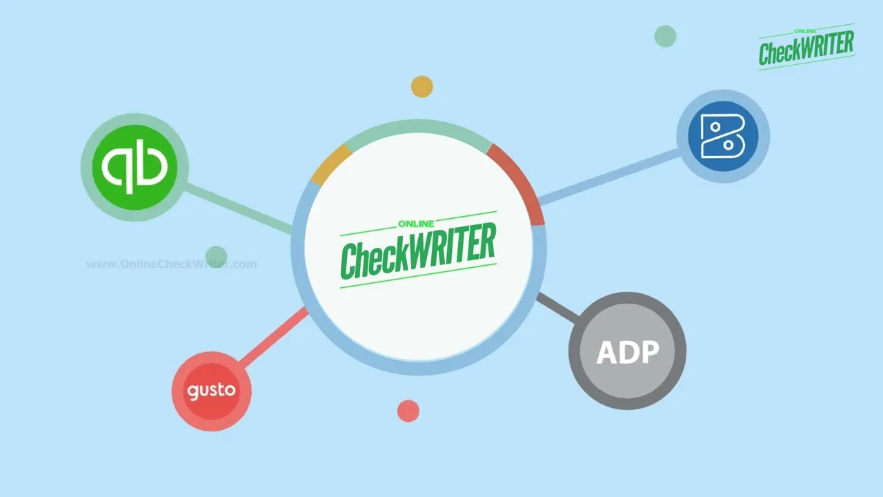 Online Check Writer Product Animation Video