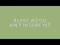 Blake Wood - Ain't in Love Yet (Lyrics)