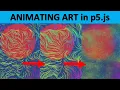 Animating the Drawing Process of Your Static Art in p5 js