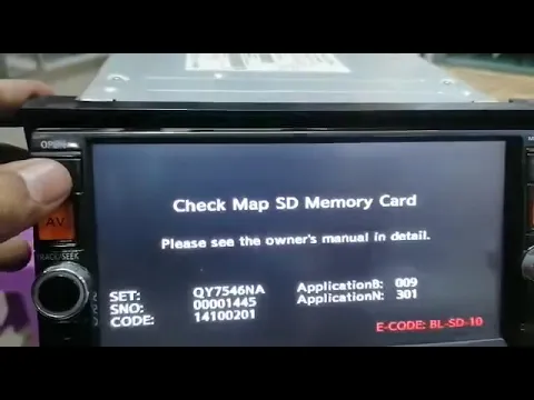 Download MP3 Nissan MC315D Sd map card to unlock navigation