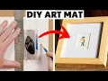 SAVE MONEY How to Cut a Custom Mat for Your Artwork STEP-BY-STEP Logan Bevel Mat Cutter