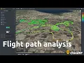 Flight path communications analysis with ADSB exchange