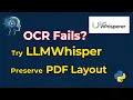 Extract text from Scanned PDF with AI Complete LLMWhisperer Tutorial for Beginners
