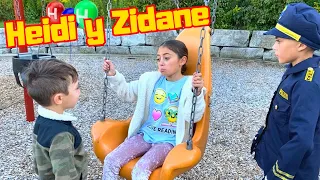Heidi y Zidane aprenden importantes normas de comportamiento 👮‍♂️ | videos para niños