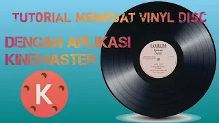 tutorial membuat vinyl disc kaset berputar mudah 