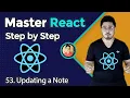 Updating an existing Note Complete React Course in Hindi