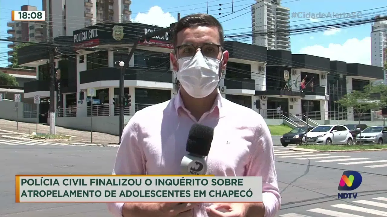 Polícia Civil finalizou inquérito sobre atropelamento em Chapecó