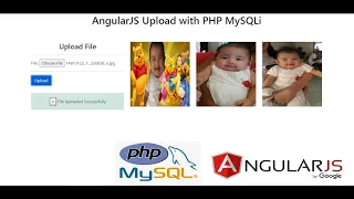 AngularJS Upload with PHP MySQLi
