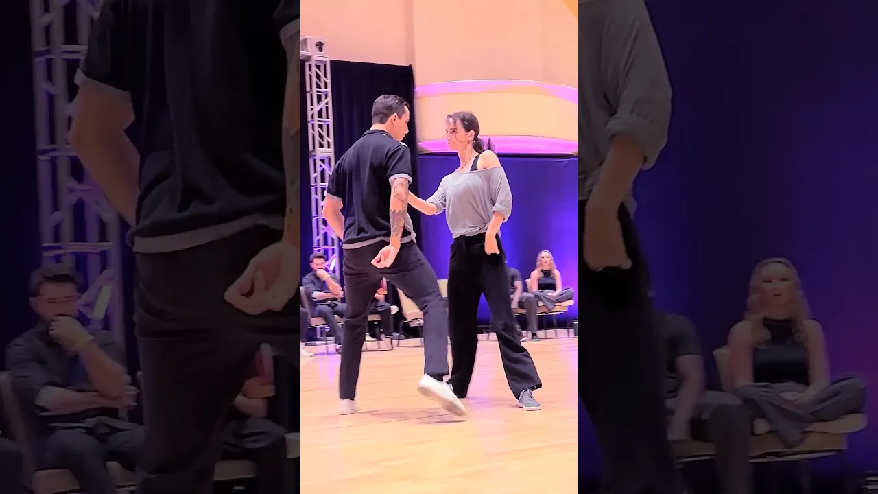 Like dancing with a mirror 😍 #improv #westcoastswing