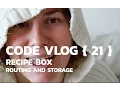 React JS Recipe Box Routing and Storage - Weekly Code Vlog 21