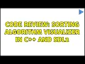 Code Review Sorting algorithm visualizer in C and SDL2