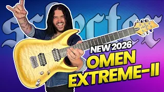 a super sleek revamp of a classic the new schecter omen extreme ii