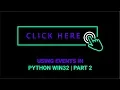 Using Events in Python Win32 Part 2