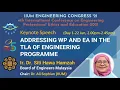 Addressing WP and EA in the TLA of Engineering Programme