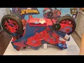 Marvel Spider-man 6V Motorcycle Ride-On unboxing assembly 118 Wal-Mart