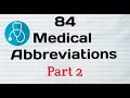 84 Medical abbreviations for nurses Abbreviations staff nurse exams