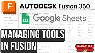 How We Actually Manage Cutting Tools in Fusion 360 Google Sheets Tool Libraries