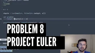 Project Euler Problem 8 Python Solution