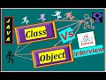 Class vs Object in Java Simple Explanation for Beginners Java Interview