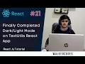 Mode on TextUtils React App React js Tutorial React Js