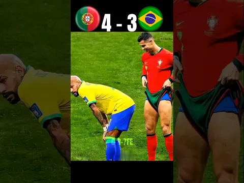 Portugal vs Brazil 🔥 CR7 Injury Comeback – Ronaldo Returns in Epic Match! #football #ronaldo