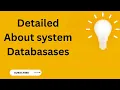 SQL Server System Databases An Overview