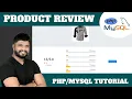 Ep35 - Product Review System Tutorial with source code