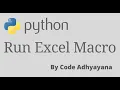 Run Excel Macro in Python