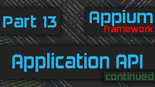 Creating Objects for Mobile Application Advanced Appium Tutorial - 13 Java