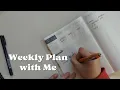 weekly plan with me Hobonichi cousin minimal planner minimalist planner Nicole Makes Plans