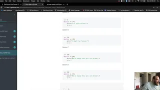 While Loops - Menu using a while loop